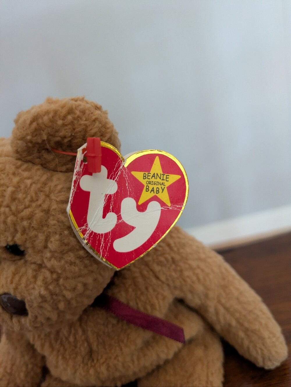 Vintage Ty Beanie Baby Curly Bear - Picture 2 of 9